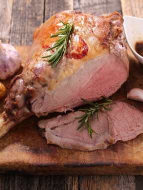 Côte d'agneau ail et fine herbes