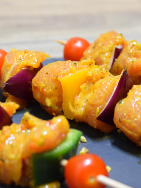 Brochette de dinde