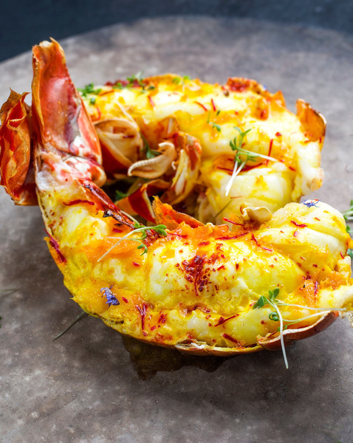 Demi langouste façon bellevue