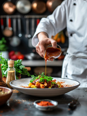 Poulet jaune coeur de comté de chez Oliver et parfum de truffes