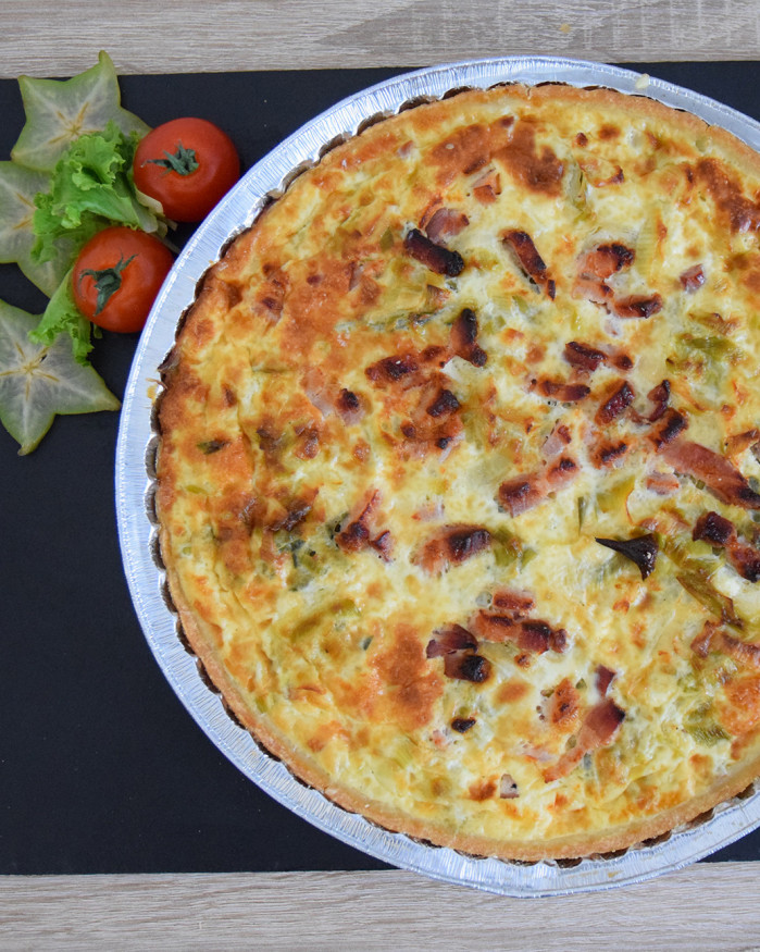 Quiche aux poireaux