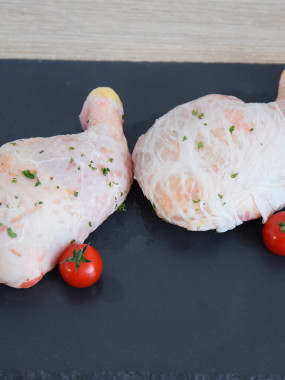 Cuisse de poulet farcie aux pommes